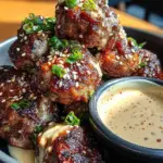 Korean BBQ Meatballs with Spicy Mayo Dip 41 Korean BBQ Meatballs with Spicy Mayo Dip