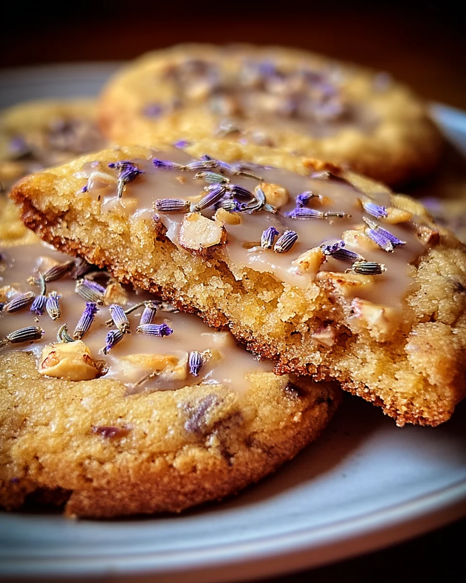 Lavender Honey Crunch Cookies