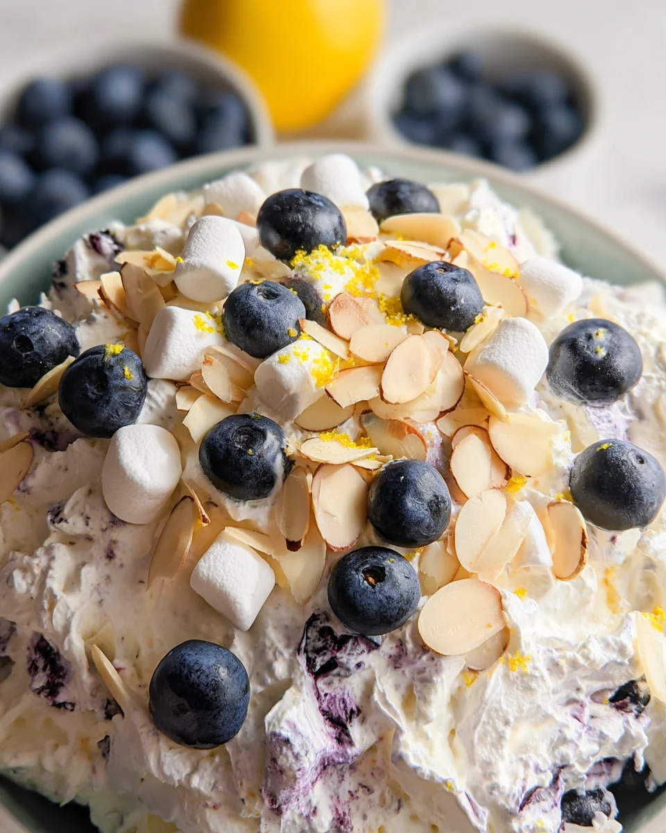 Lemon Blueberry Fluff
