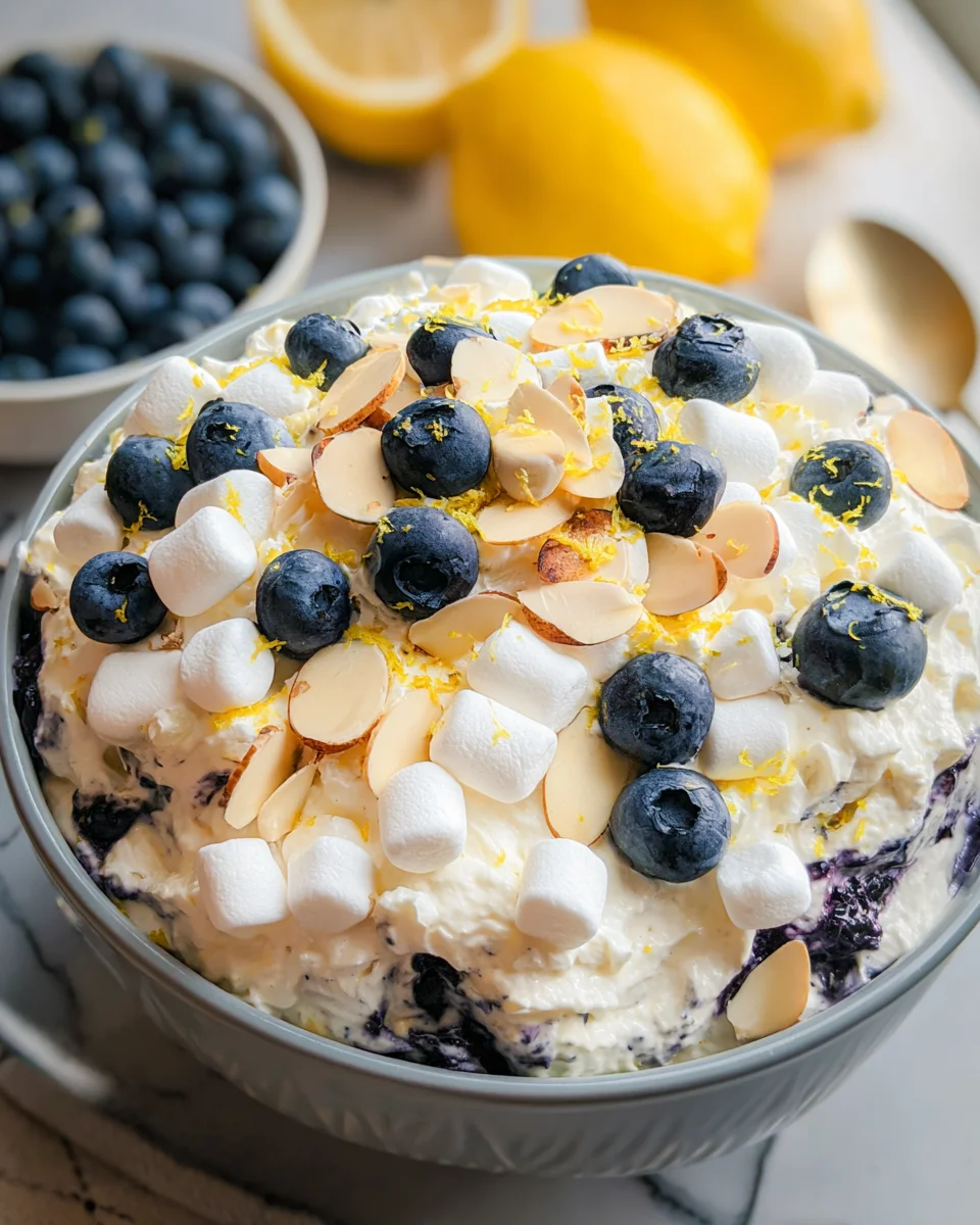 Lemon Blueberry Fluff 16 Lemon