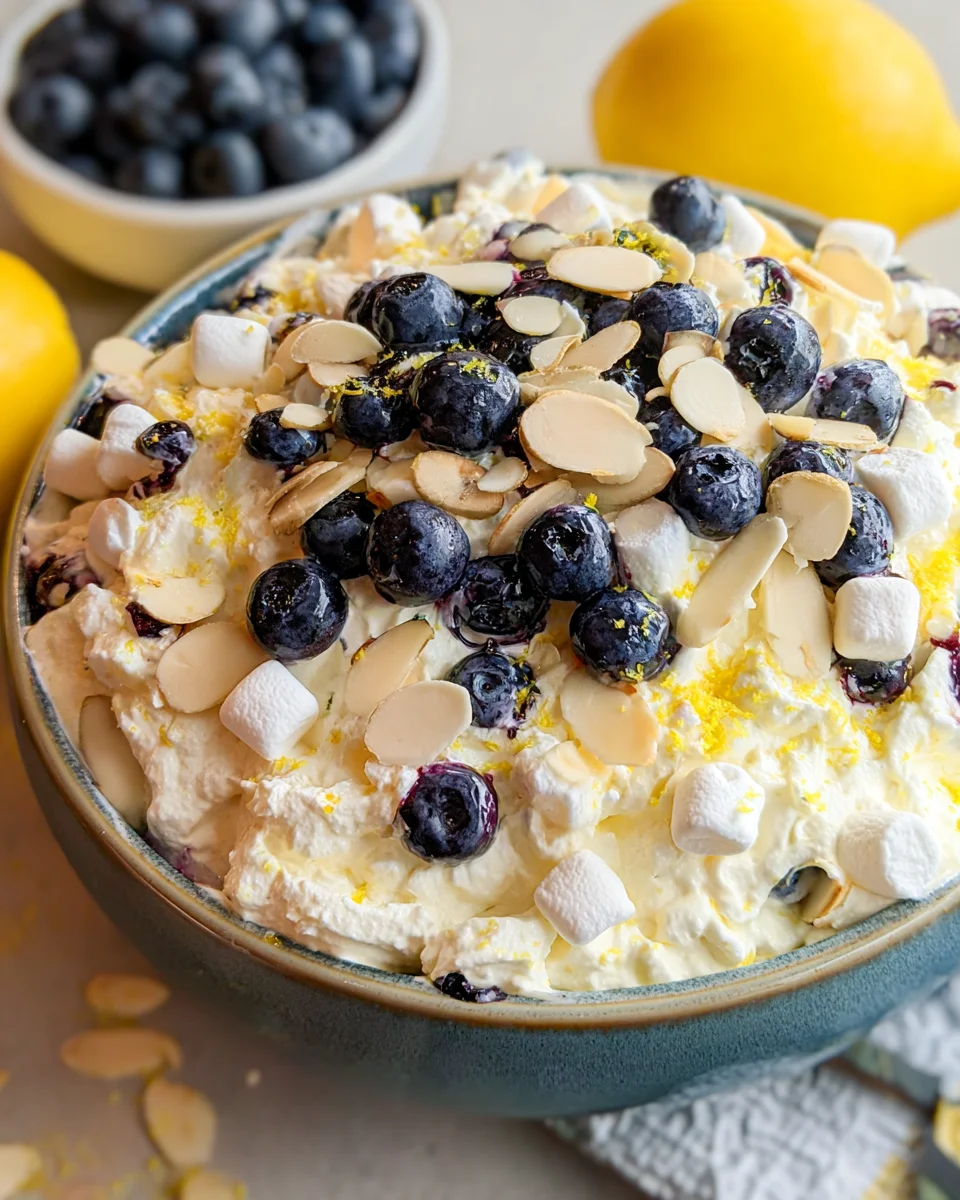 Lemon Blueberry Fluff 17 Lemon