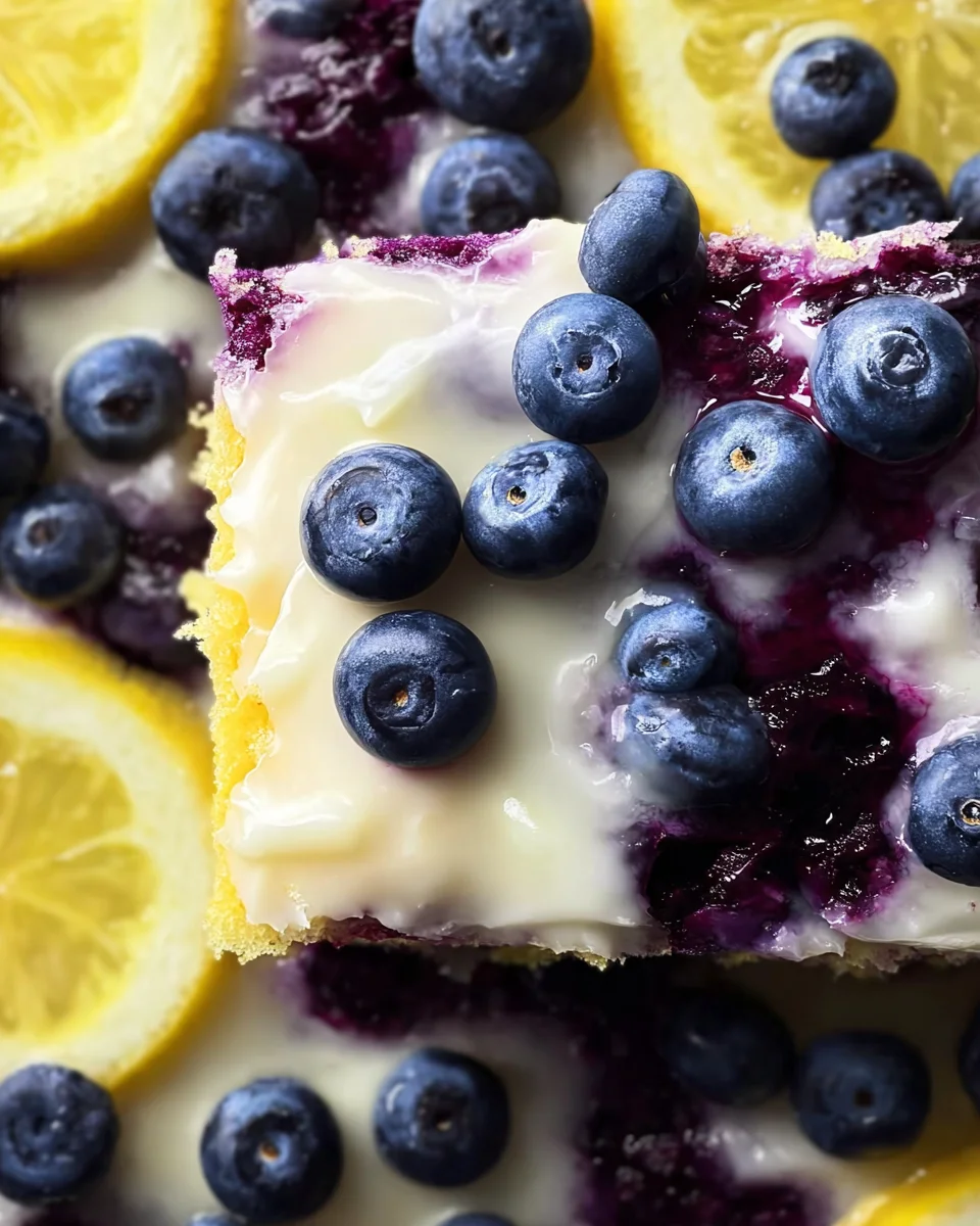 Lemon Blueberry Sheet Cake 23 Lemon