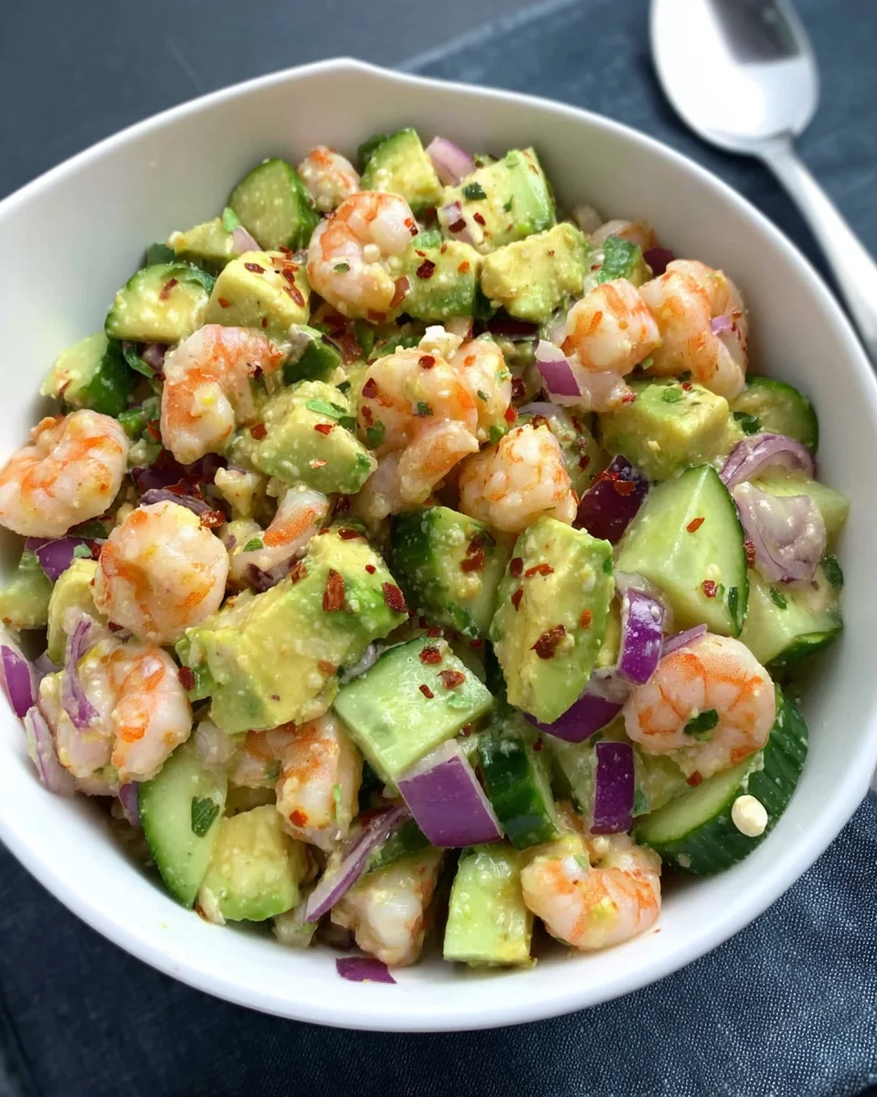 Mediterranean Keto Shrimp Salad