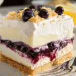 No Bake Lemon Blueberry Dessert