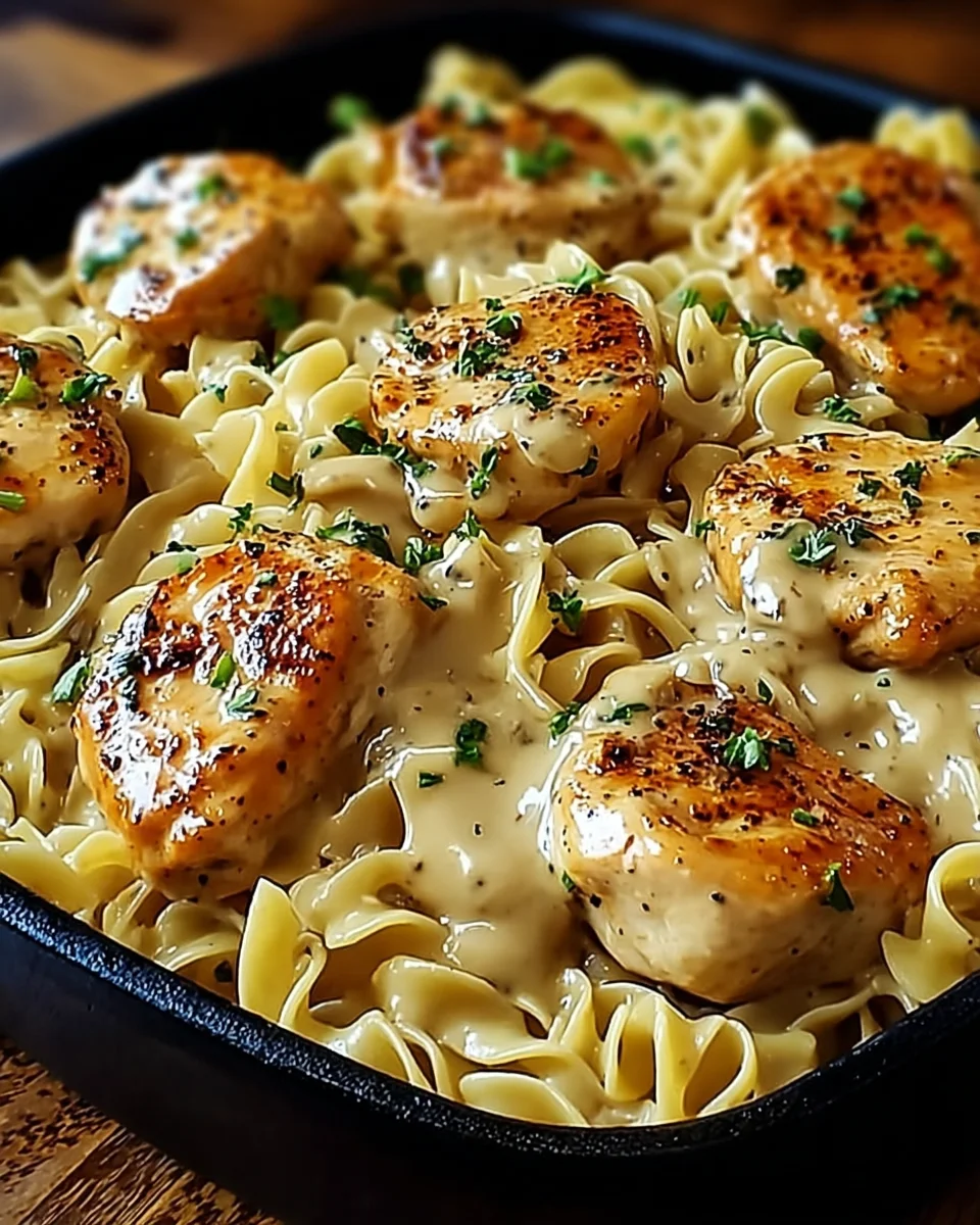 One Pan Chicken Noodles