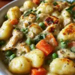 One Pot Gnocchi Chicken Pot Pie
