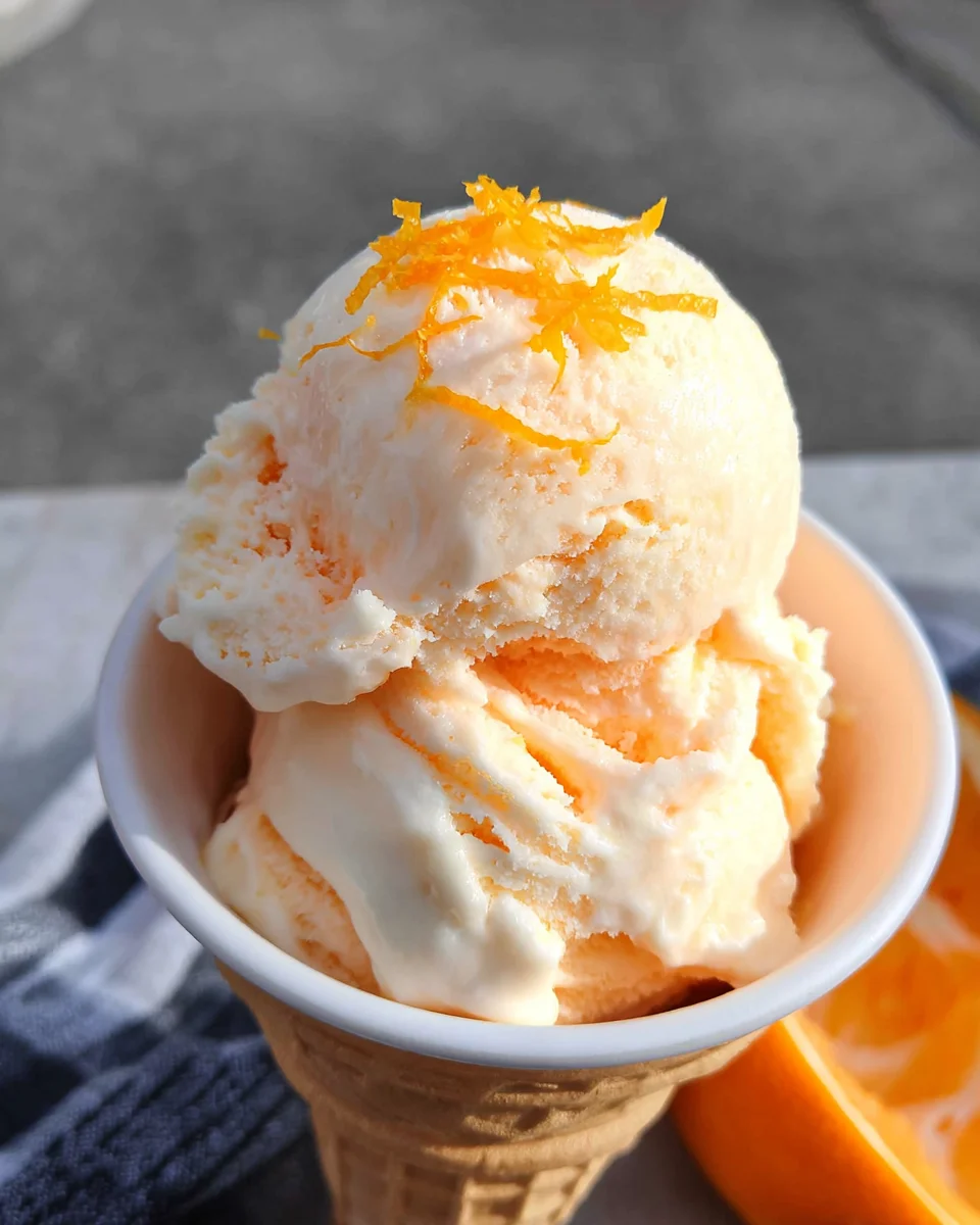 Orange Ice Cream 18 Orange