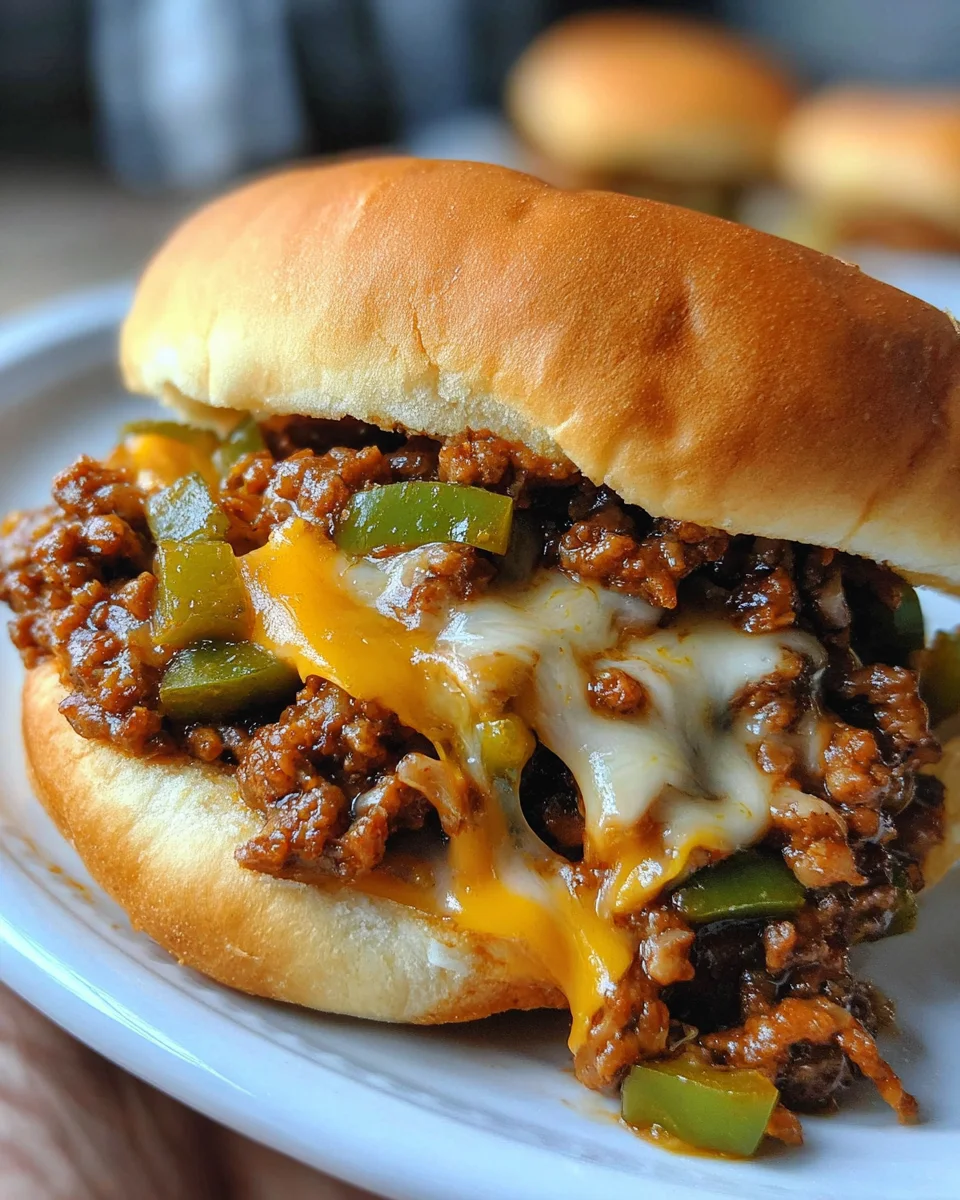 Philly Cheesesteak Sloppy Joes Recipe