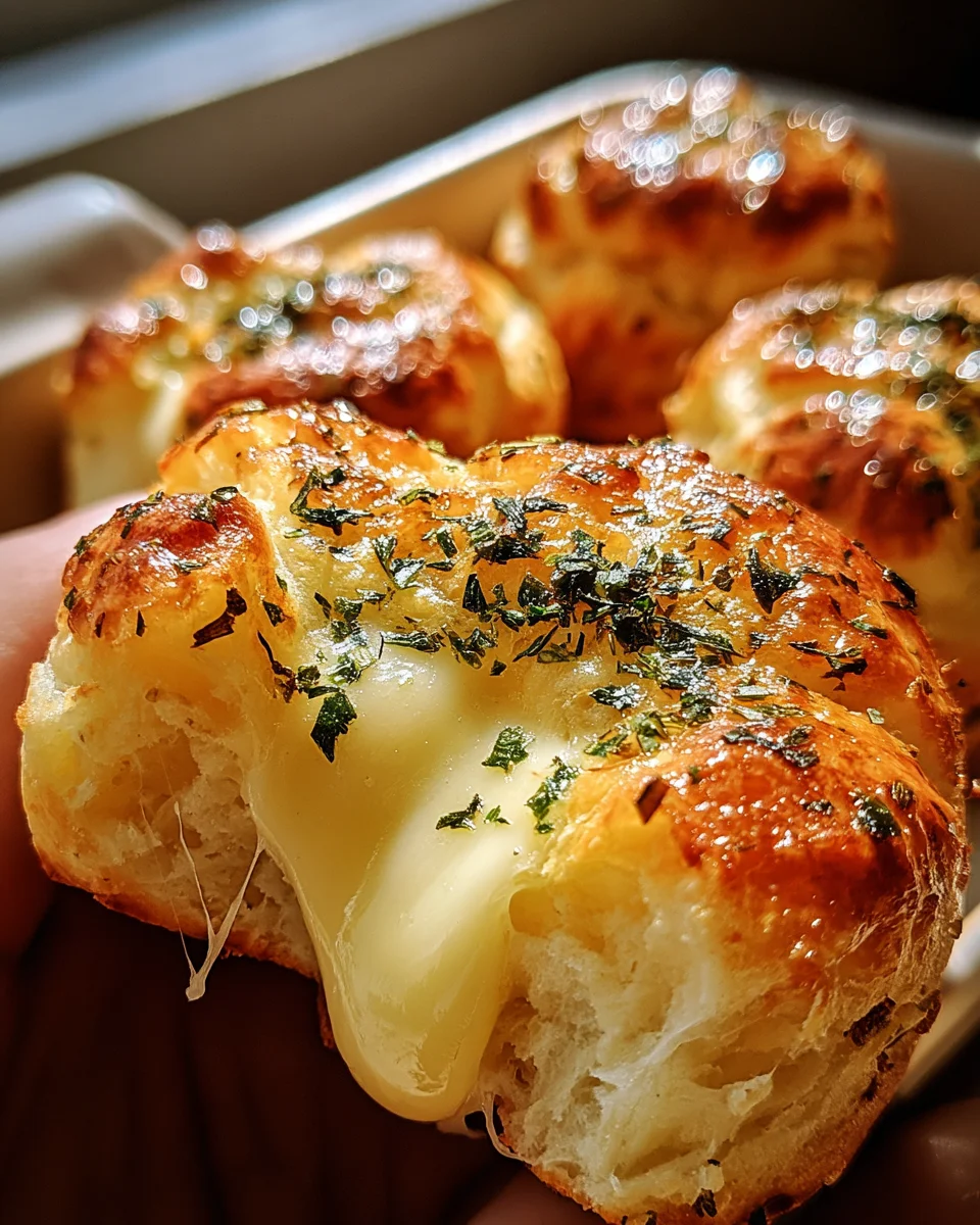 Pillsbury Biscuit Garlic Butter Cheese Bombs