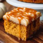 Pumpkin Cake with Caramel Cream Cheese Frosting 28 Pumpkin Cake with Caramel Cream Cheese Frosting