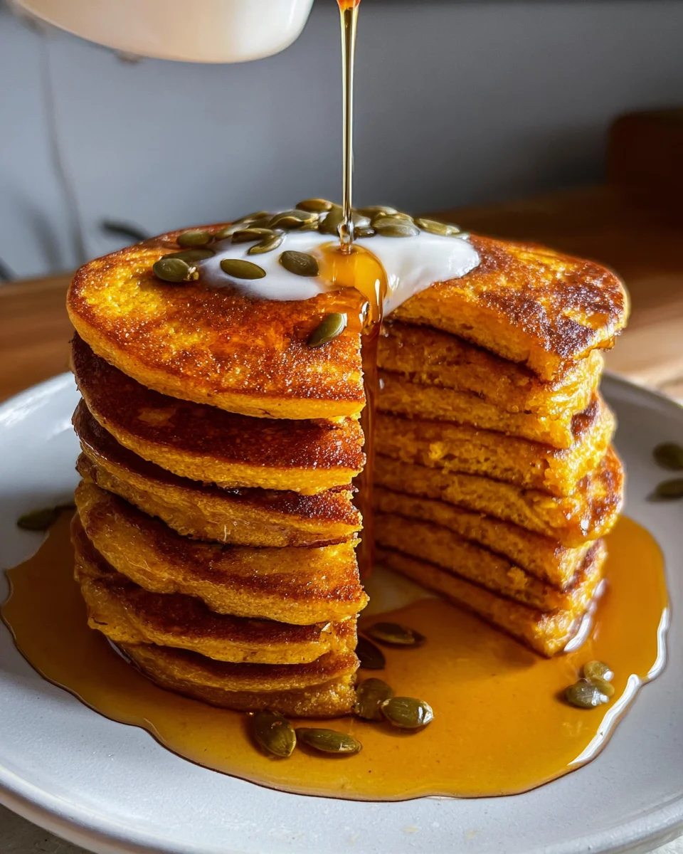 Pumpkin Cottage Cheese Pancakes 20 Pumpkin