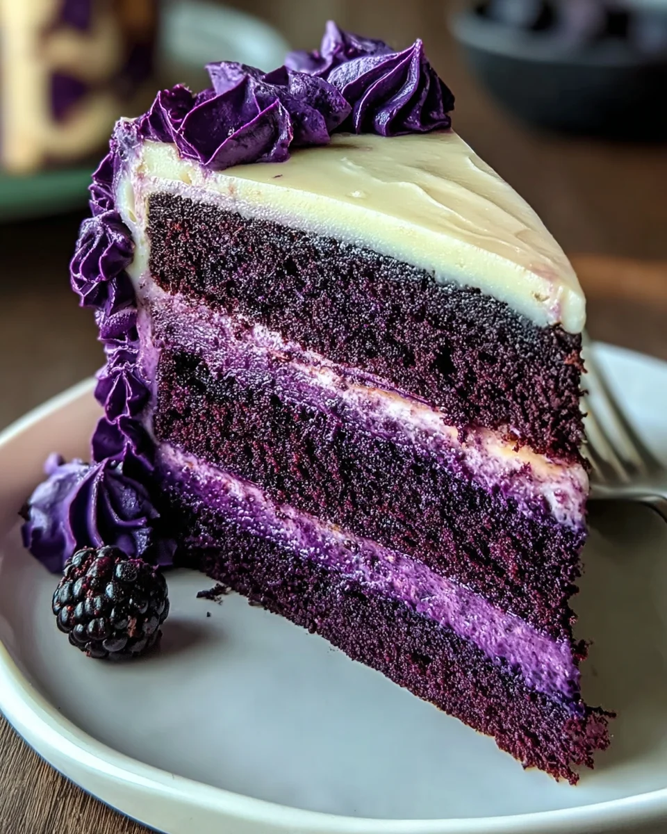 Purple Velvet Cake 26 Purple