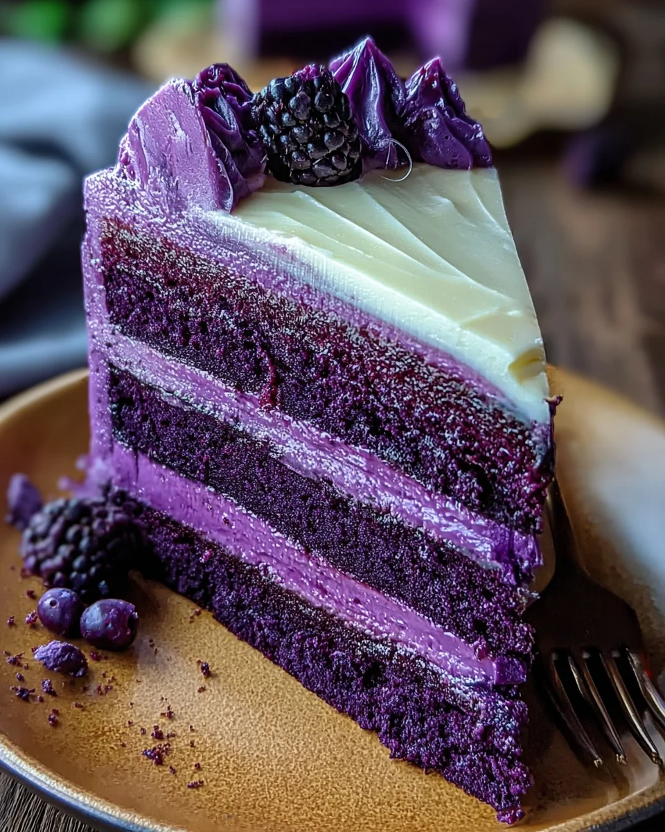 Purple Velvet Cake 27 Purple