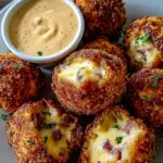Reuben Balls with Spicy Thousand Island Dipping Sauce