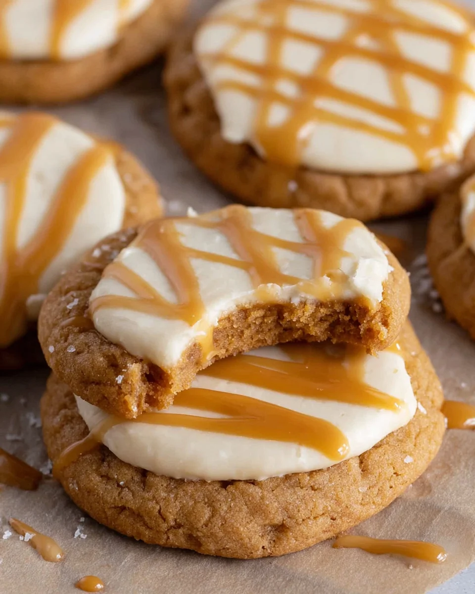 Salted Caramel Cheesecake Cookies Recipe