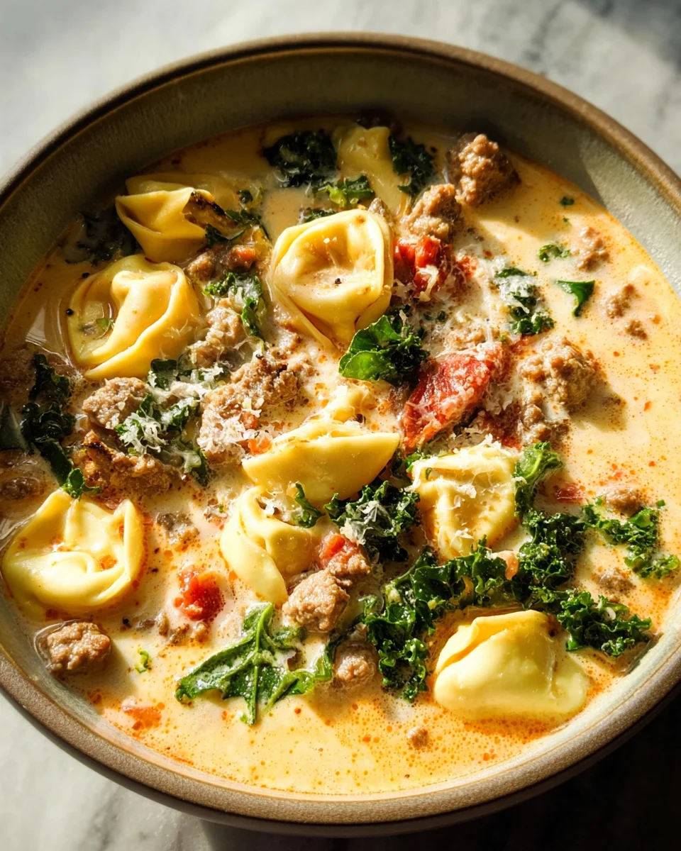 Sausage Tortellini Soup