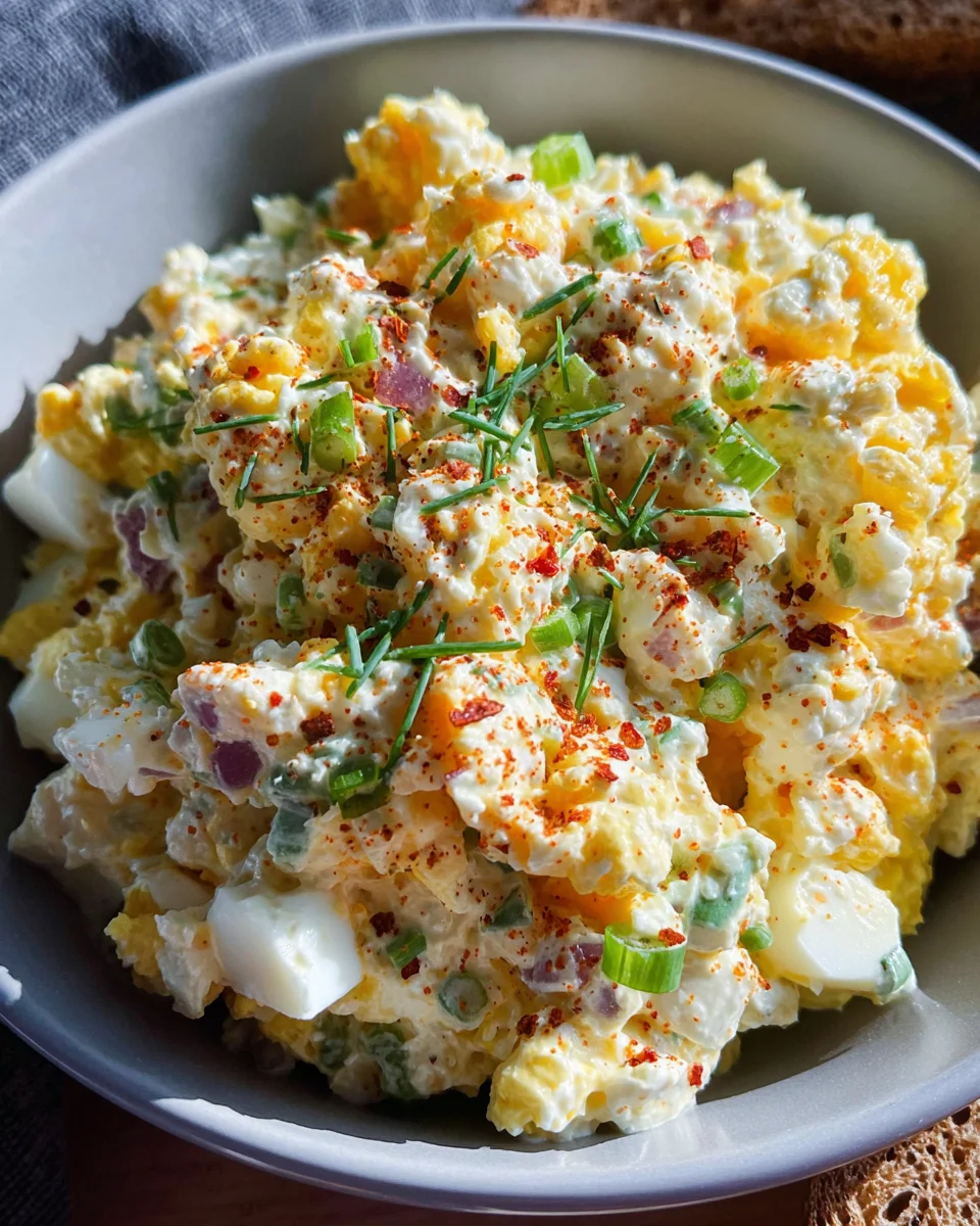 Simple Cottage Cheese Egg Salad