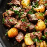 Slow Cooker Garlic Butter Beef Bites & Potatoes 27 Slow Cooker Garlic Butter Beef Bites & Potatoes