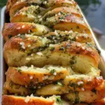 Sourdough Discard Garlic Pull Apart Bread