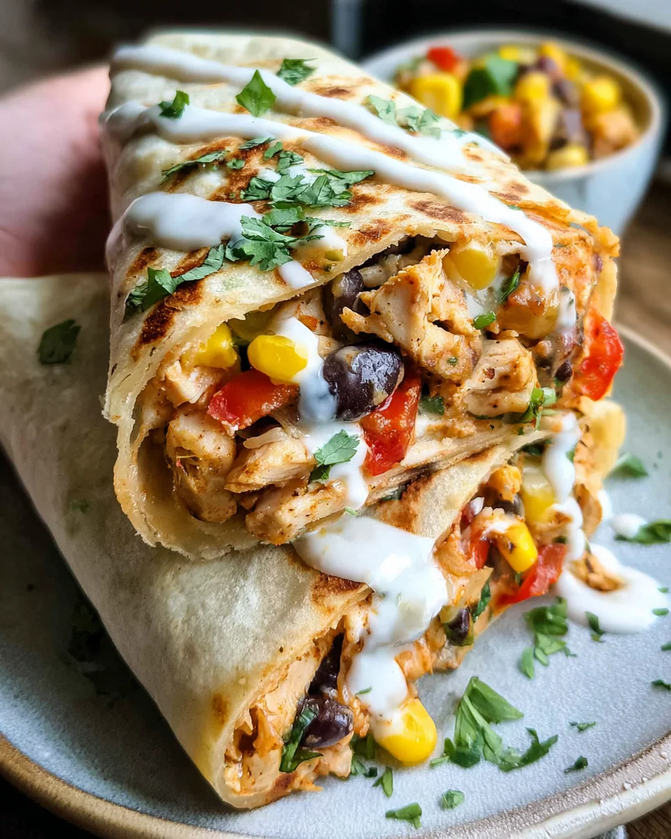 Southwest Chicken Wrap 23 Southwest Chicken Wrap