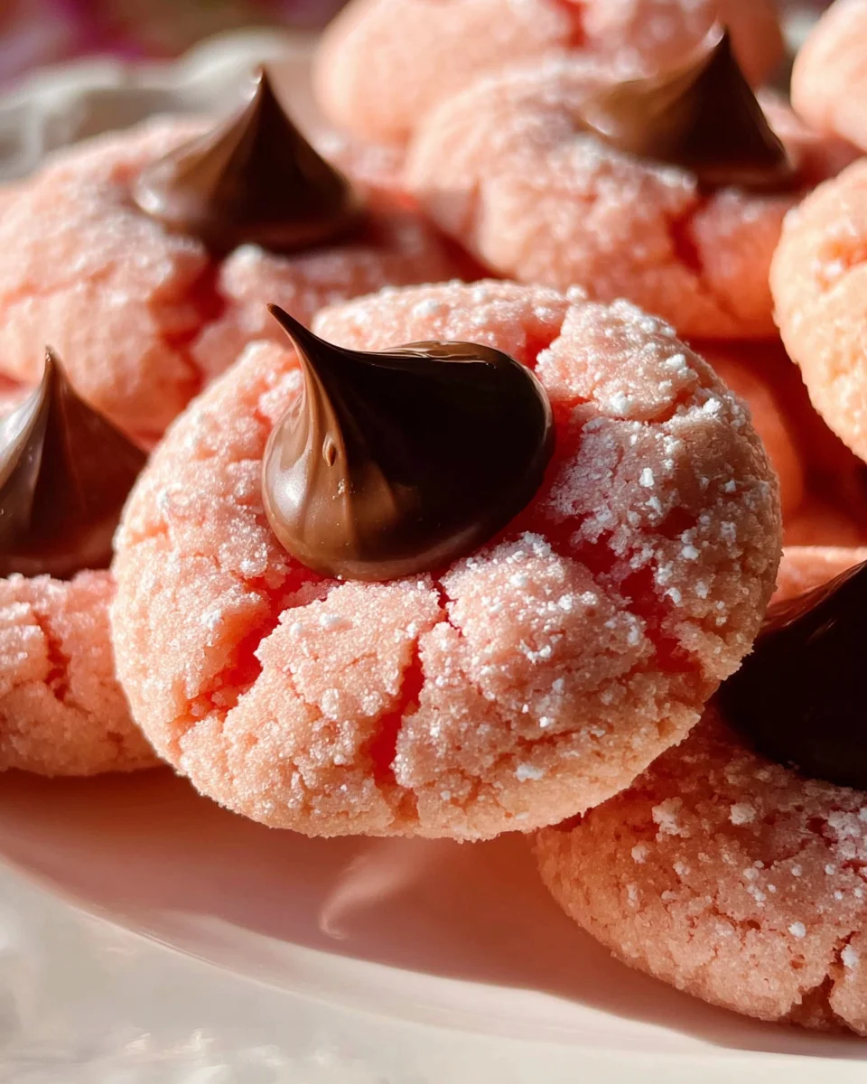Strawberry Kiss Cookies Recipe
