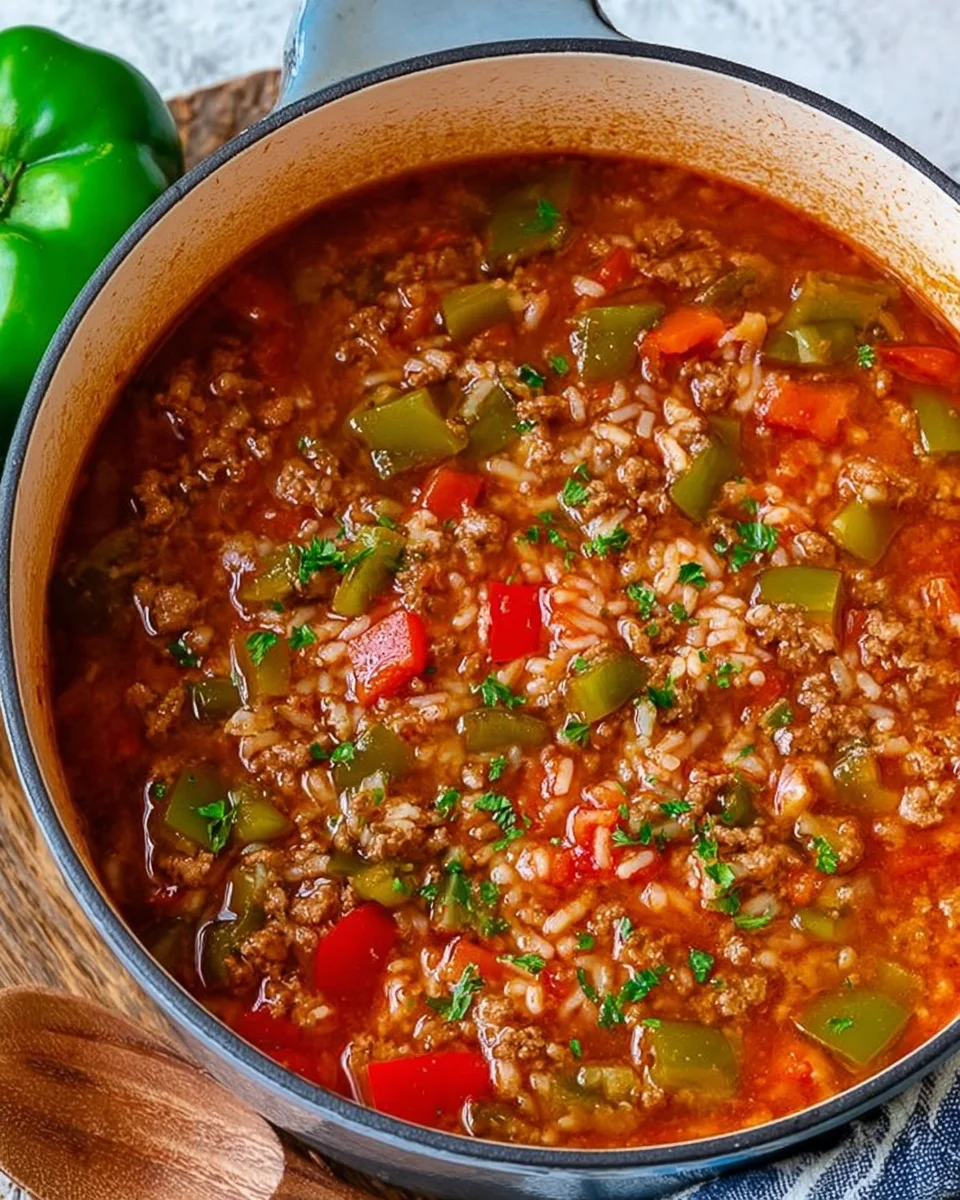 Stuffed Pepper Soup 22 Stuffed