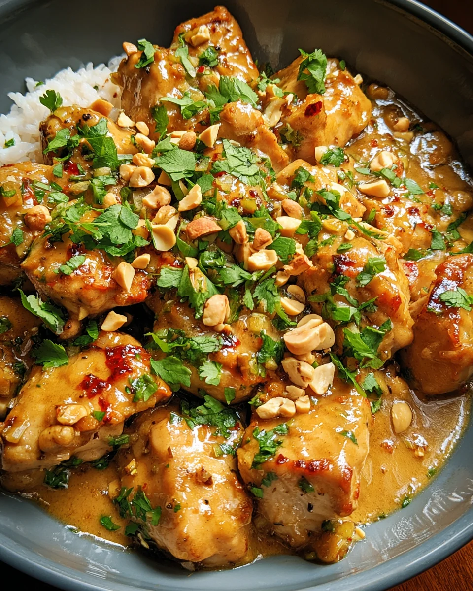 Thai Peanut Chicken