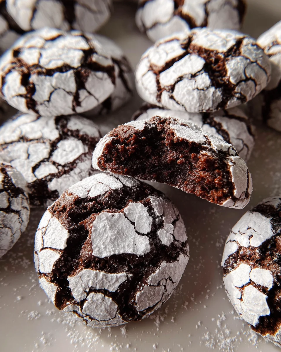 The BEST Chocolate Crinkle Cookies Recipe 25 The