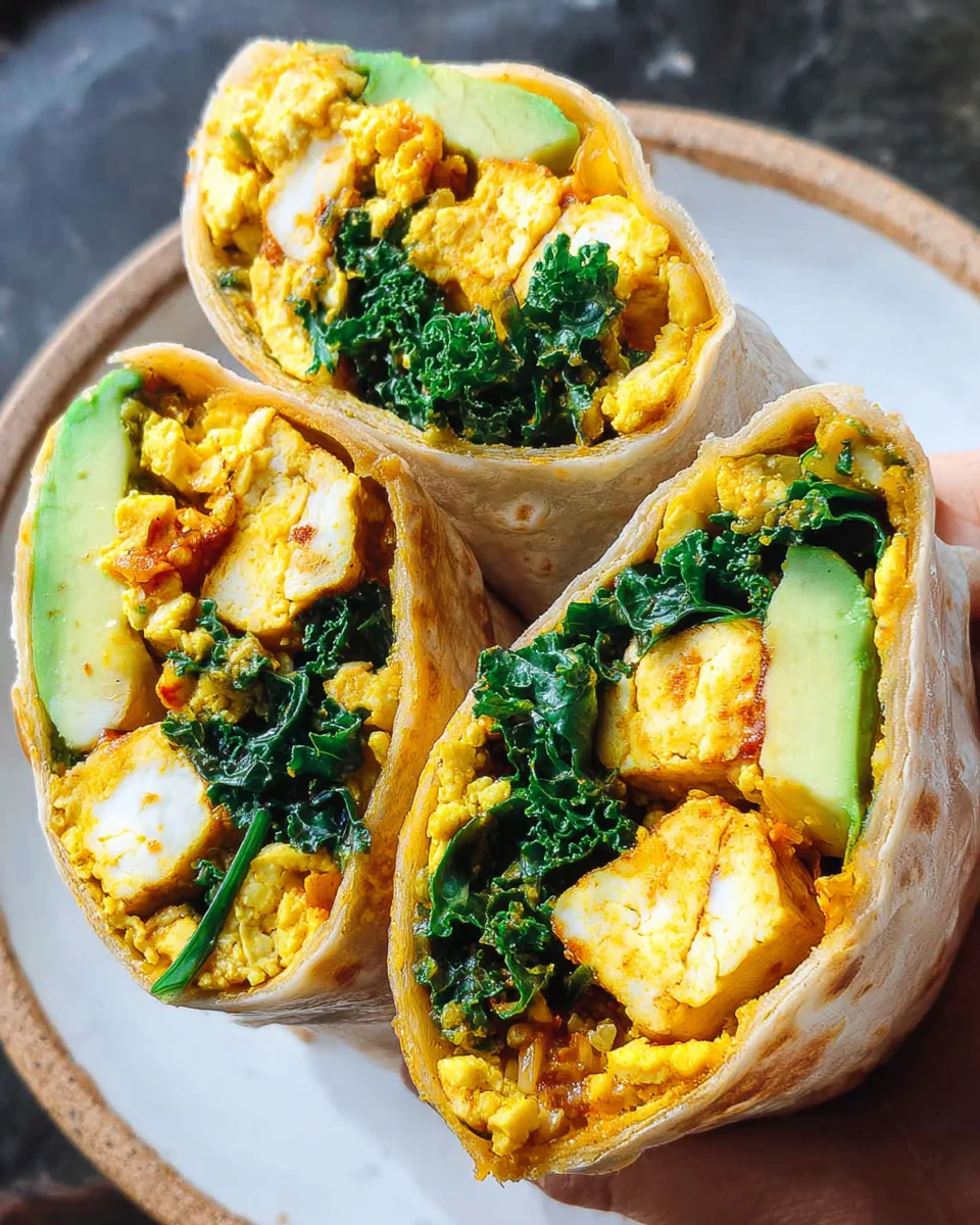 Tofu Scramble Wrap