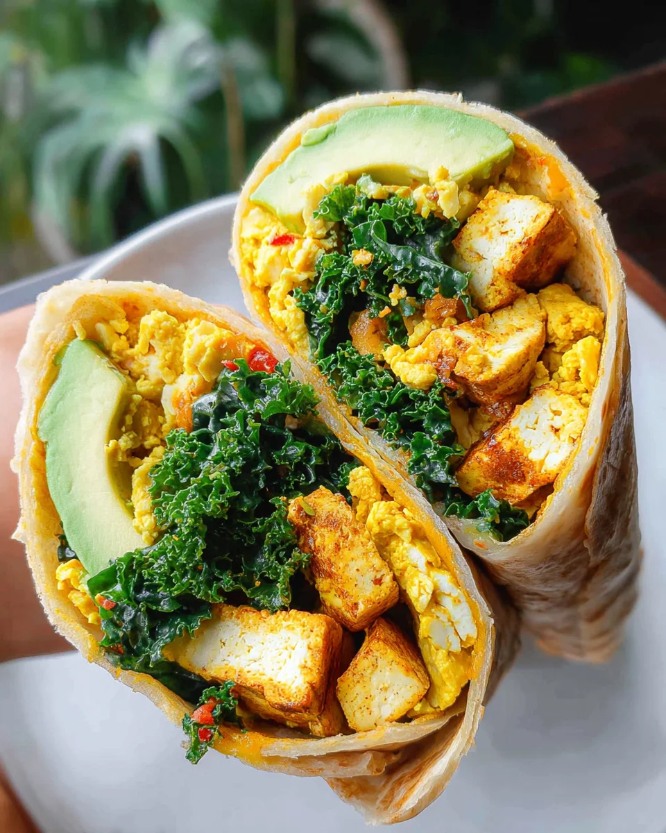 Tofu Scramble Wrap 23 Tofu