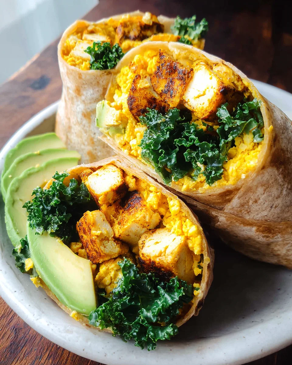 Tofu Scramble Wrap 24 Tofu