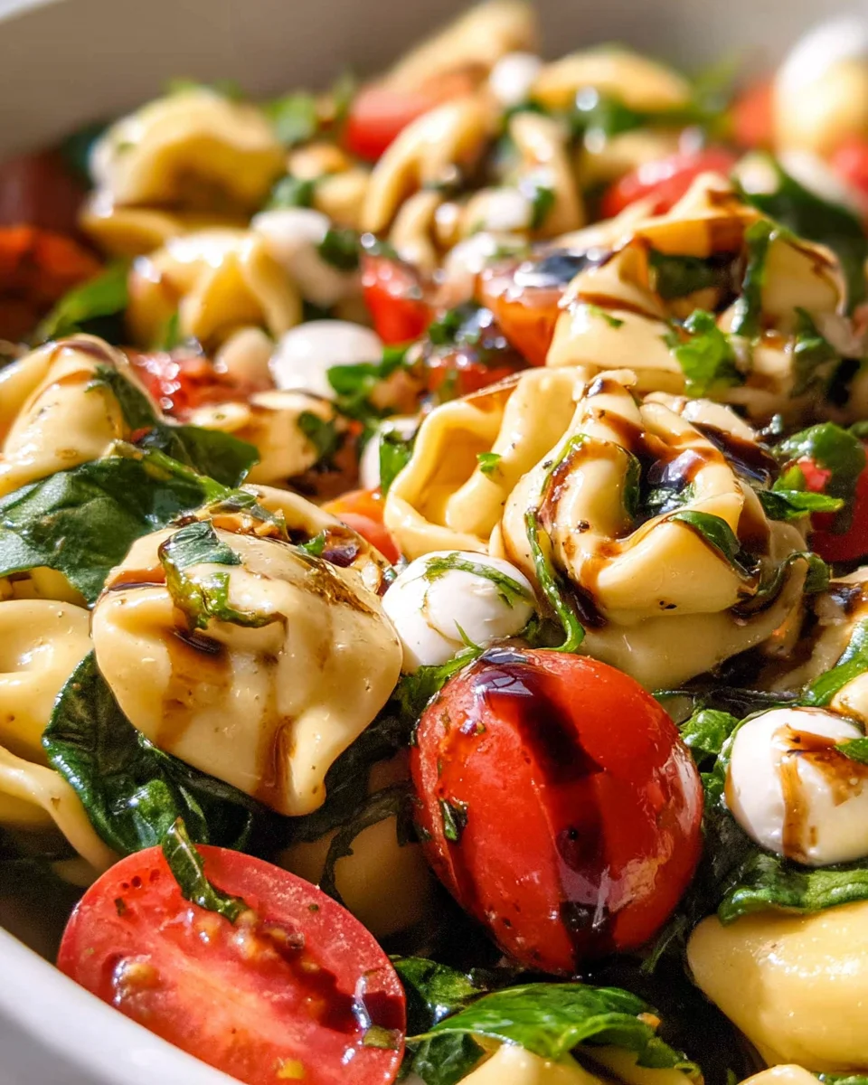 Tortellini Caprese Salad