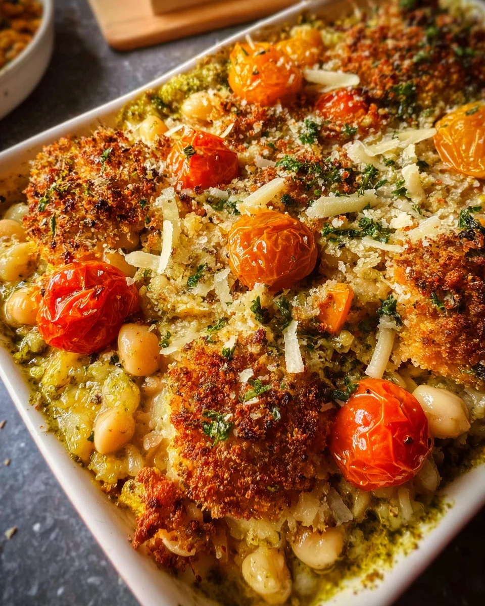 White Bean and Pesto Bake 20 White
