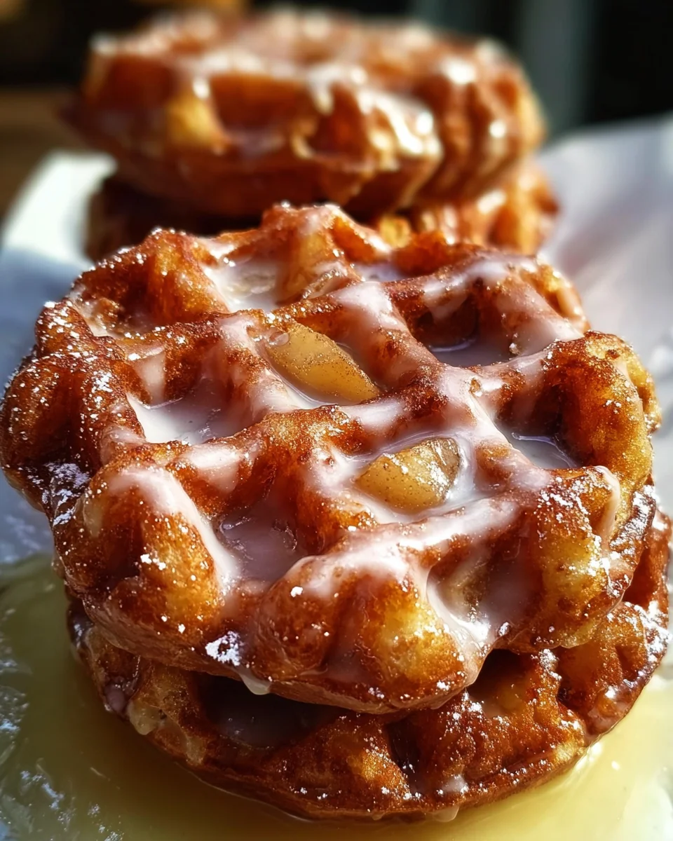 Apple Fritter Waffle Donuts 28 Apple