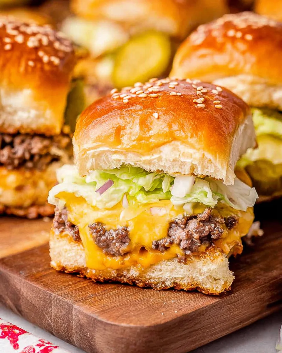 Big Mac Sliders Recipe