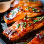 Bourbon Glazed Salmon