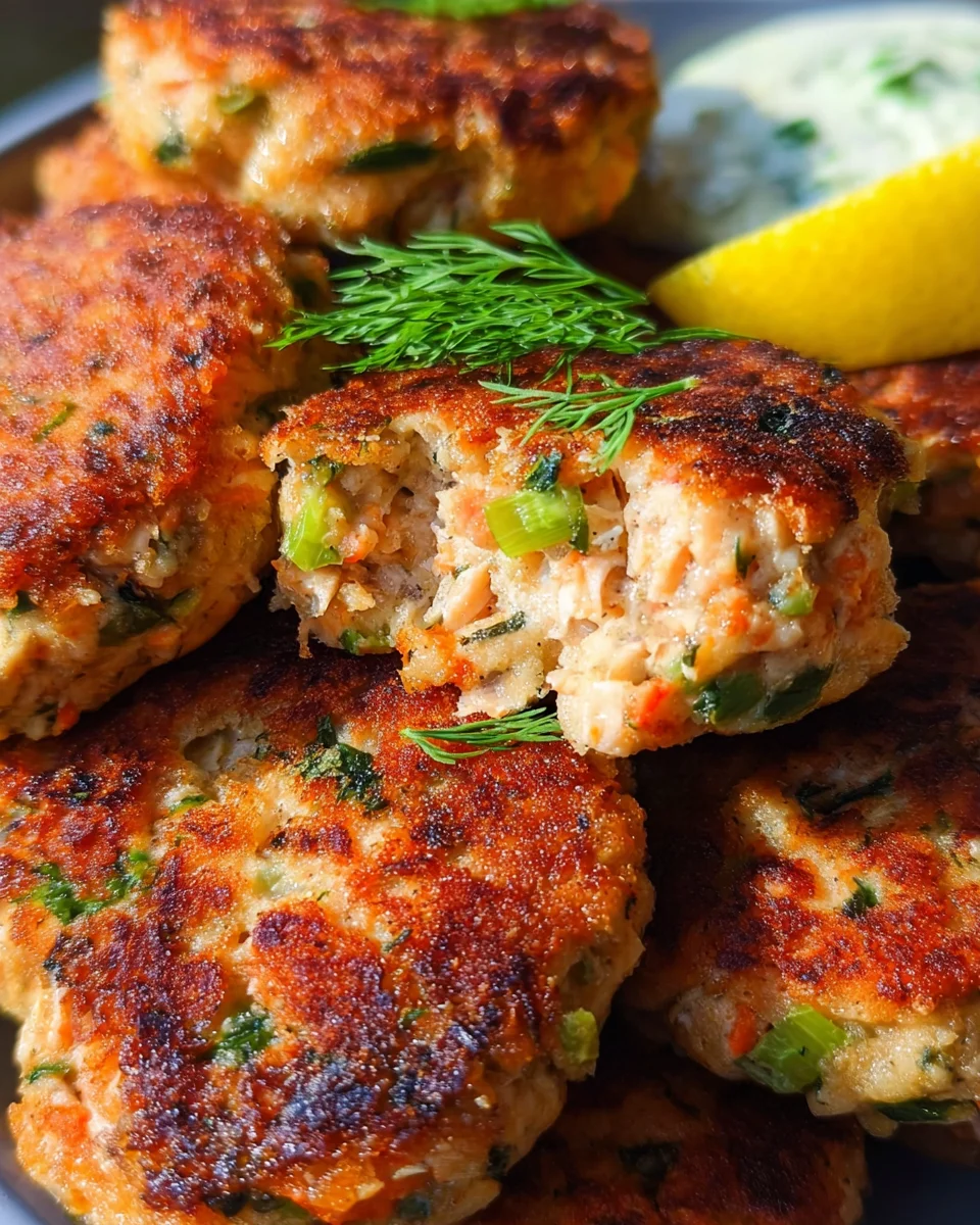 Canned Salmon Patties 17 Canned