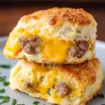Cheese and Sausage Biscuit
