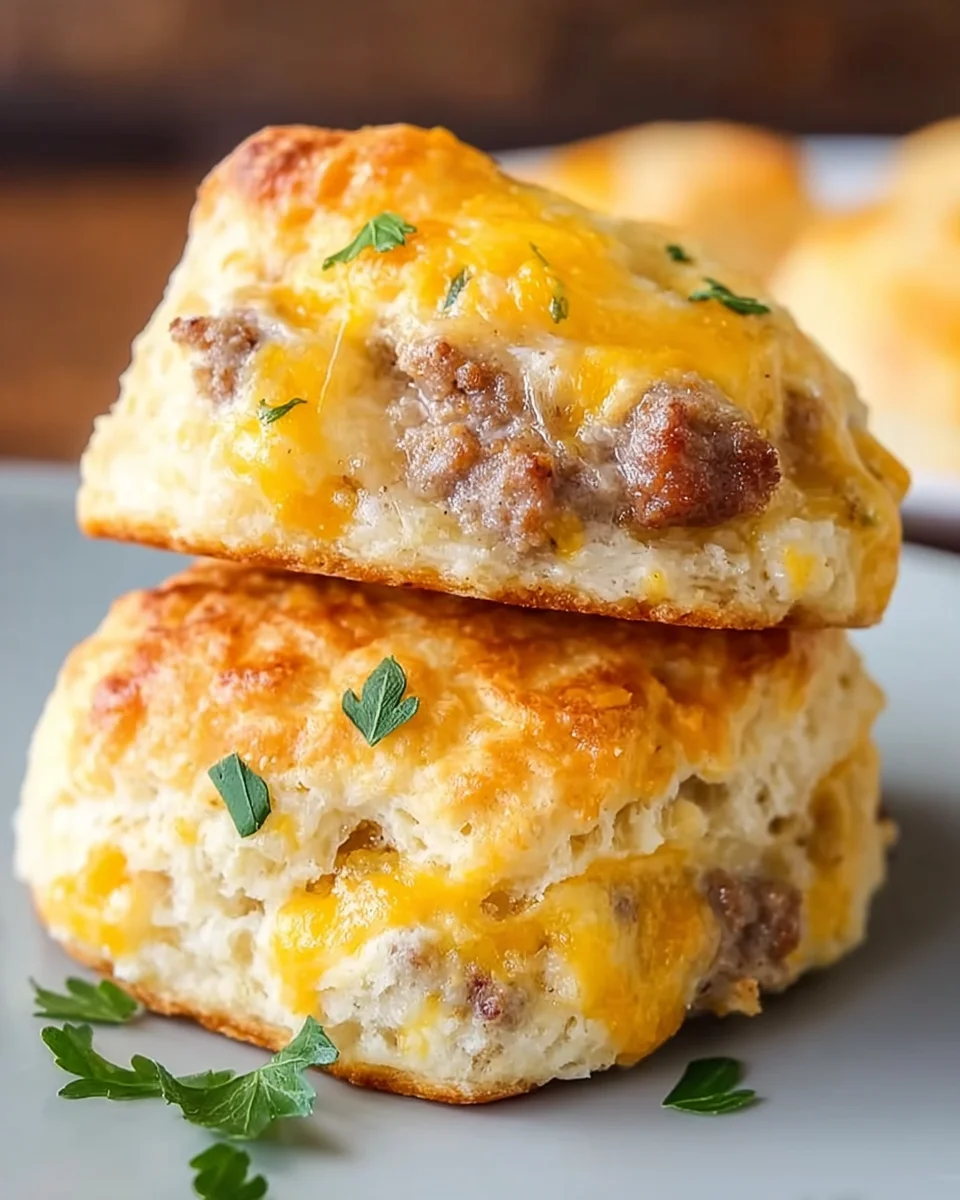 Cheese and Sausage Biscuit 23 Cheese