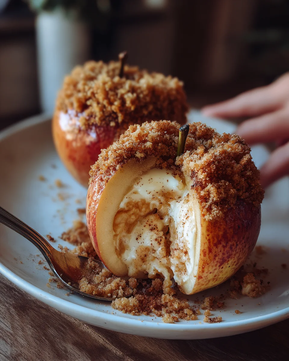 Cheesecake Stuffed Baked Apples 22 Cheesecake