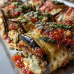 Cheesy Eggplant Rolls