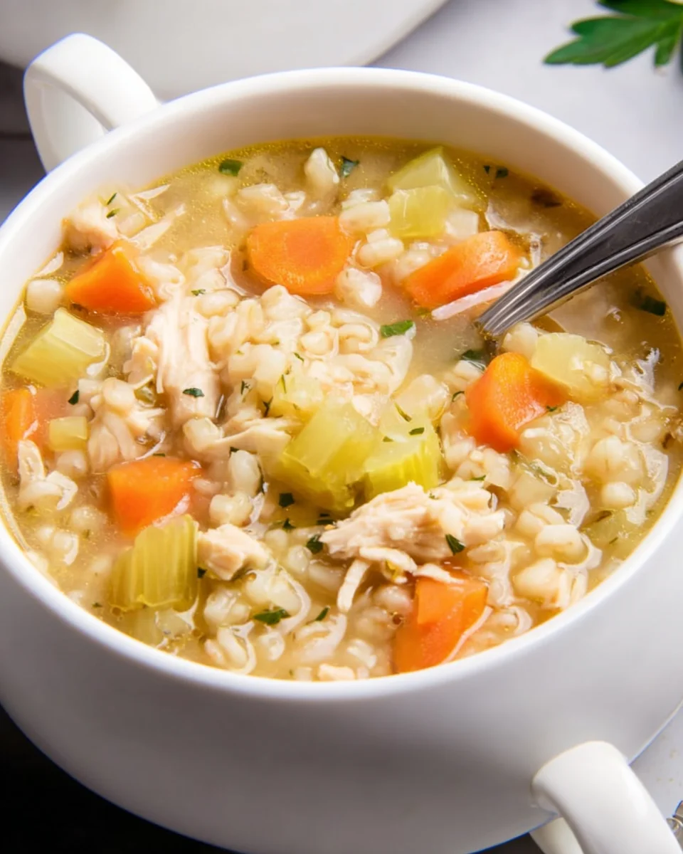 Chicken Barley Soup 19 Chicken