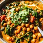 Chickpea Spinach Curry (Chana Palak Masala)