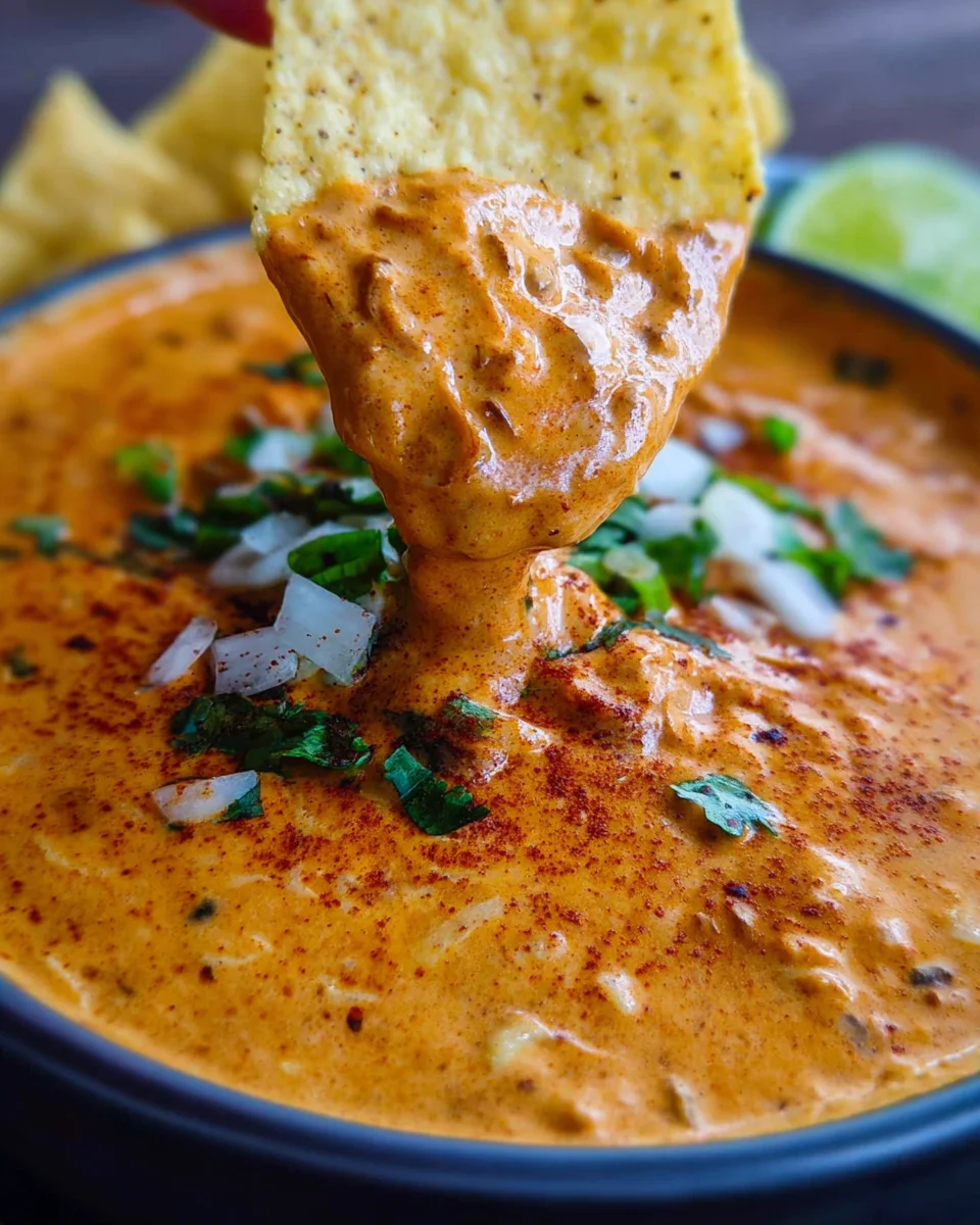 Copycat Chili's Queso Dip (Slow Cooker)