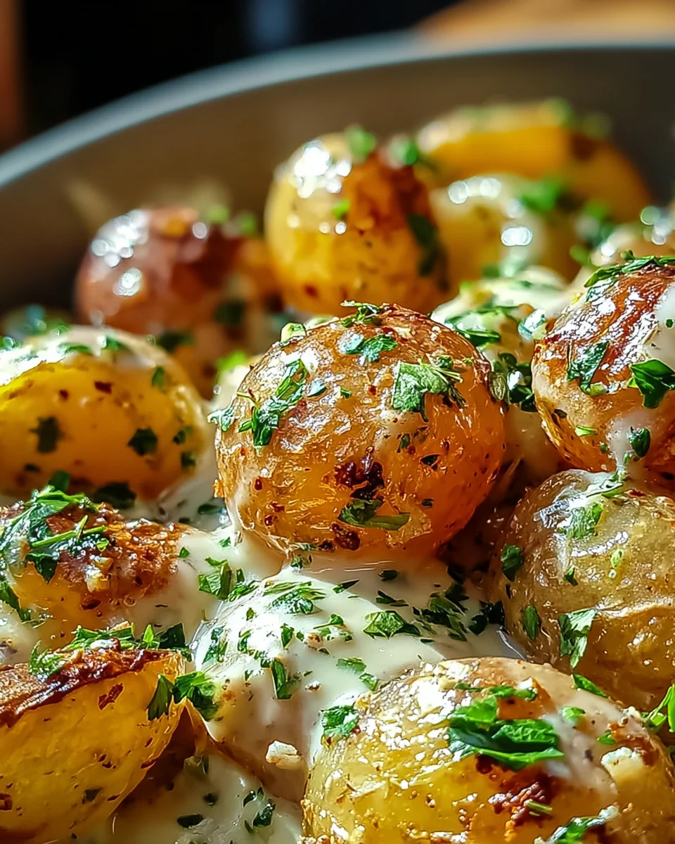 Creamy Garlic Baby Potatoes 21 Creamy Garlic Baby Potatoes