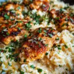Creamy Parmesan One Pot Chicken and Rice
