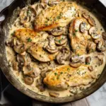 Creamy White Wine Mushroom Chicken