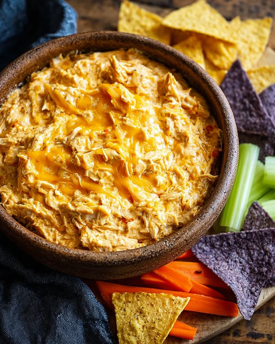 Crock Pot Buffalo Chicken Dip