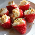 Deviled Strawberries (Made with a Cheesecake Filling)