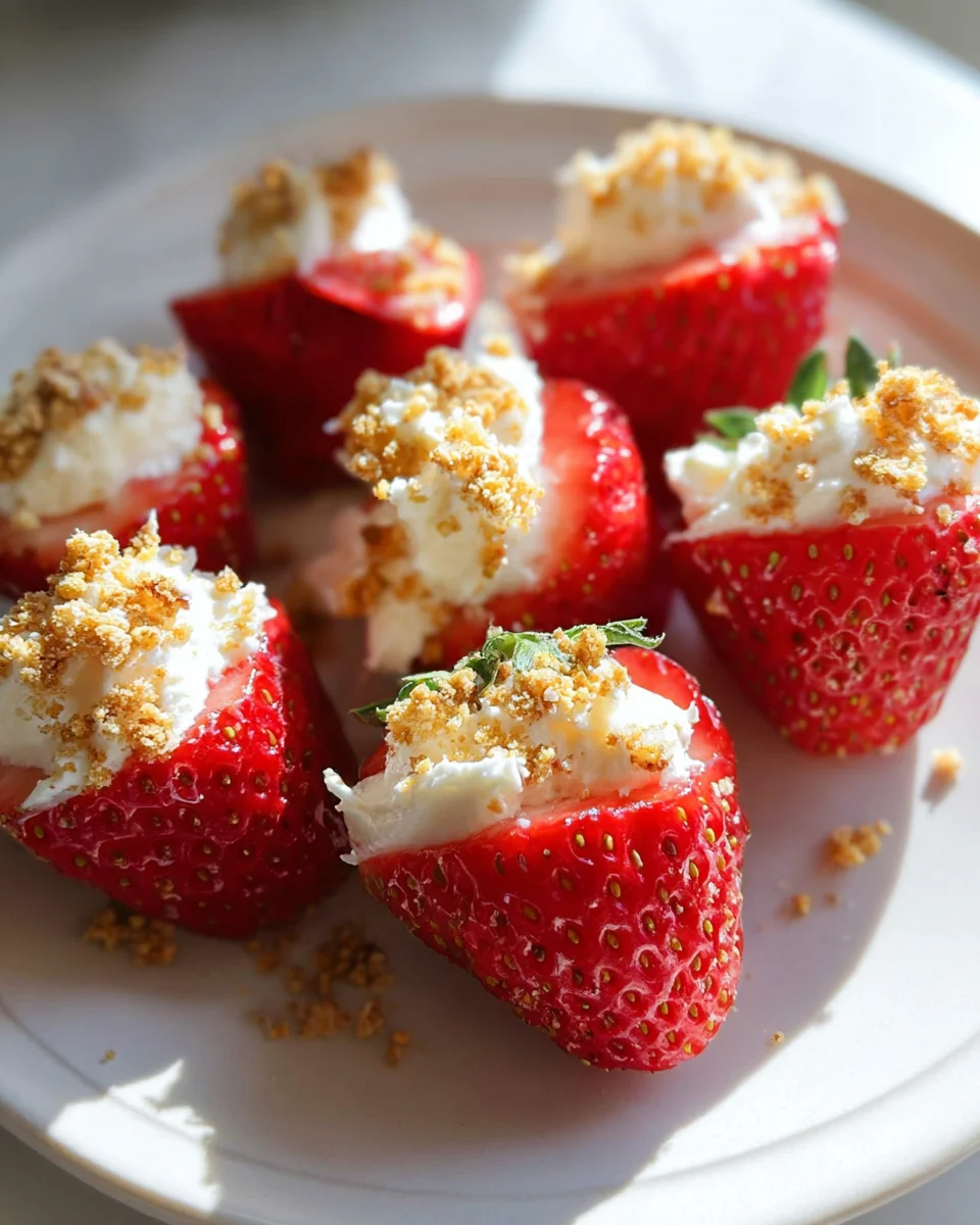 Deviled Strawberries (Made with a Cheesecake Filling) 23 Deviled Strawberries (Made with a Cheesecake Filling)